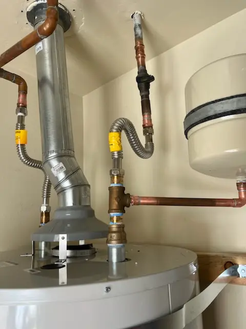 Water heater installation and plumbing repair in Sanger-Heights